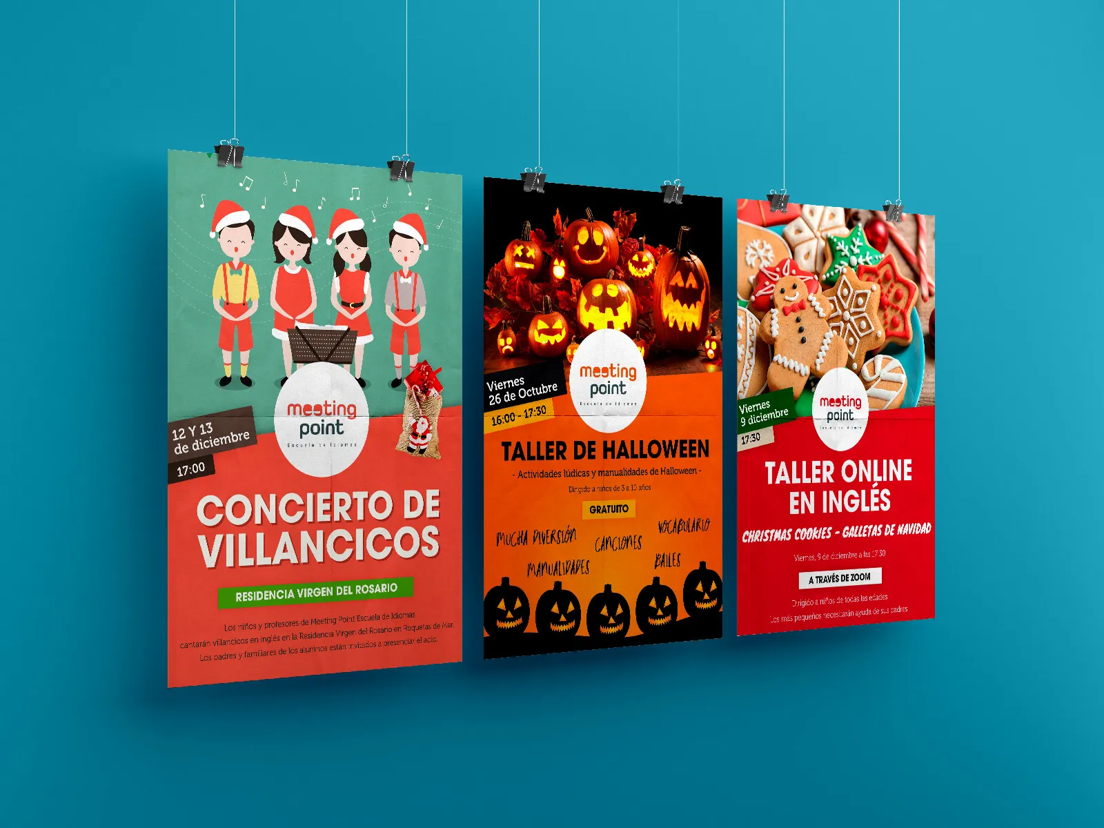 Diseño de paginas web, identidad visual, redes sociales, logotipo y comunicación para academia de clases de inglés en Roquetas (Almería)